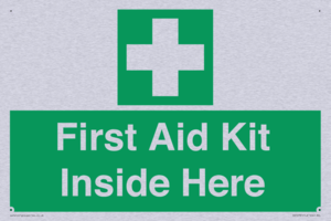 First Aid Kit Inside Here